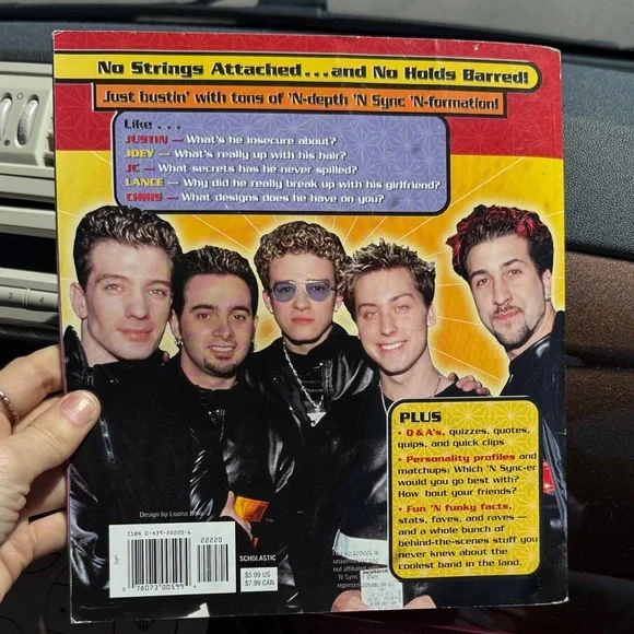 Scholastic 'nSync Now & Forever Red and Blue Cover - Picture 2 of 6